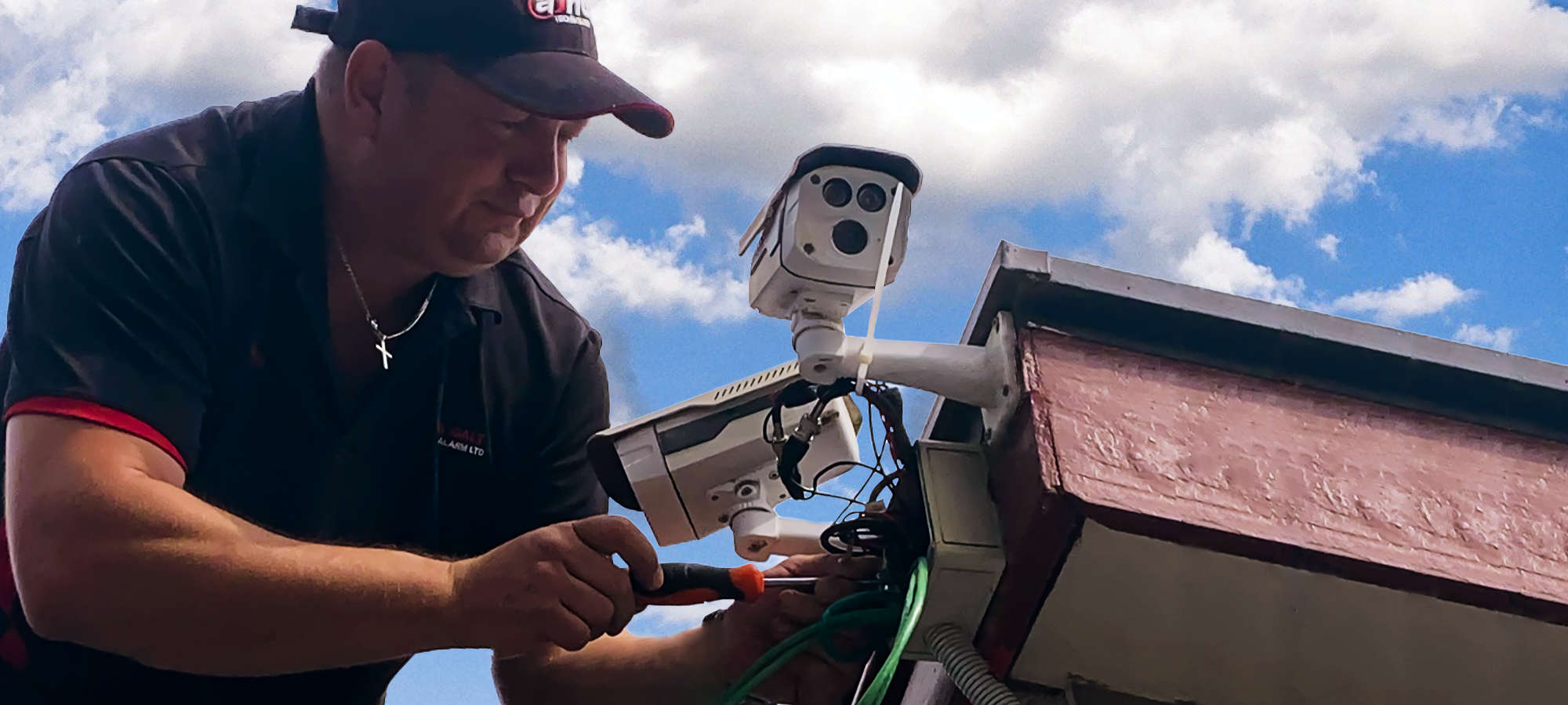 Professional alarm & CCTV installation and servicing by a Ross Galt security expert